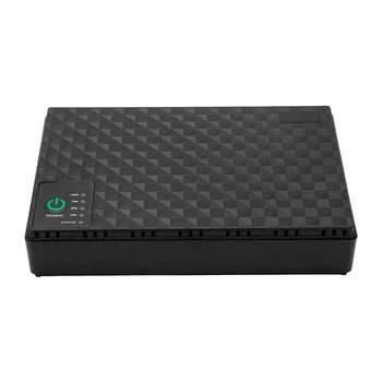 ИБП Andes DC10 для WI-Fi роутера 5V 9V 12V 10400mAh Black с защитой от короткого замыкания