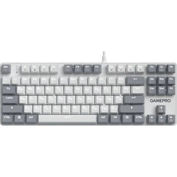 Клавиатура GamePro Genesis Metallic MK110W Outemu Red Switch USB UA White (MK110W)