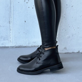 Жіночі черевики низькі ITstyle Чорні 39 25.8 см (7001/77)