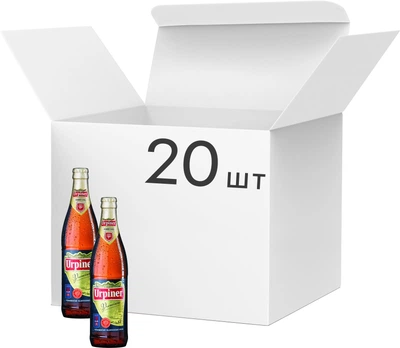Упаковка пива Urpiner Premium 12° світле фільтроване 5% 0.5 л x 20 шт (4820135490639)