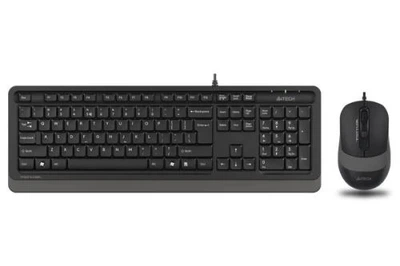 Комплект Fstyler Sleek Multimedia Comfort F1010, Black/Grey, клавиатура+мышь A4Tech 000333231