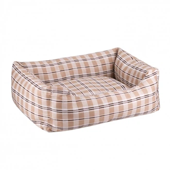 Лежанка для Собак и Котов BronzeDog Comfort Прямоугольная Бежевая 35 х 45 см (1012114)