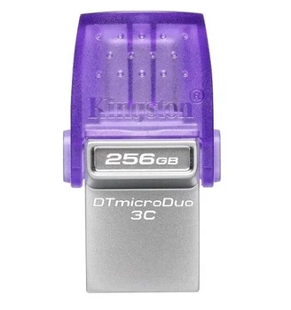 Флеш накопичувач USB 256Gb DataTraveler microDuo 3C, Purple Kingston 000333648