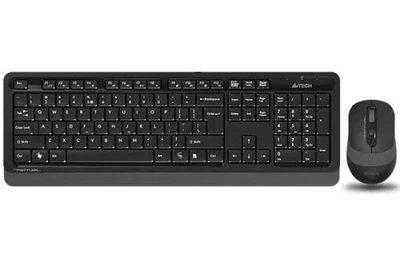 Комплект беспроводной Fstyler FG1010, Black+Grey, клавиатура+мышь A4Tech 000333221