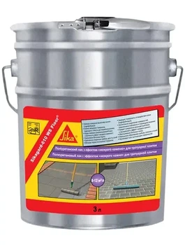 Гидрофобное напольное покрытие с эффектом "мокрого камня" Sika Sikagard-610 WS Floor3 л
