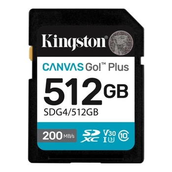 Карта пам'яті SDXC, 512Gb, Canvas Go! Plus Kingston 000333277