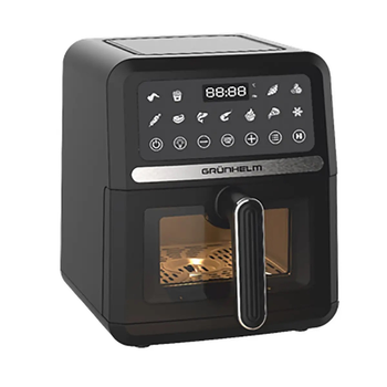 Мультипіч Grunhelm GAF5000 аерофритюрниця приготування без олії 5 л 1500 Вт Чорний