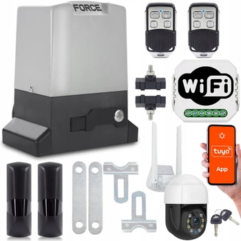 Комплект автоматики для откатных ворот Force 760 до 600 кг Wi-Fi с камерой