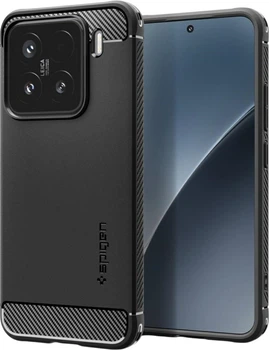 Etui plecki Spigen Rugged Armor do Xiaomi 15 Black (8809971236829)