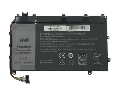 Аккумулятор для ноутбука Dell 271J9 Latitude 7350 11.4V Black 3000mAh OEM