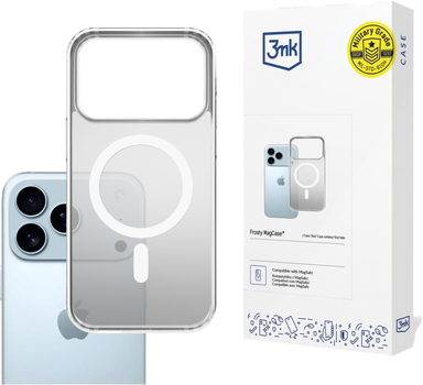 Etui plecki 3MK Frosty MagCase do Apple iPhone 17 Pro Max White (5903108665148)