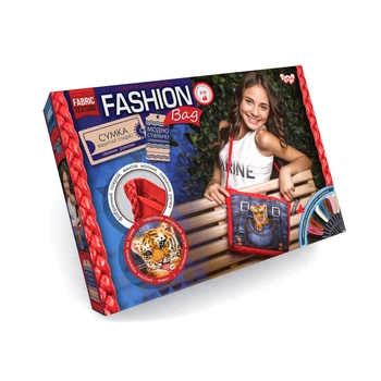 Комплект для творчества "Fashion Bag" FBG-01-03-04-05 вышивка мулине Тигр