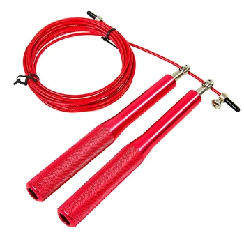 Скоростная регулируемая скакалка MS 3407(Red) 290 см