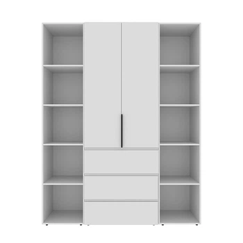 Шкаф распашной комбинированый №9 Light 1600x500x2200 Белый брилиант (GALTK091000000)