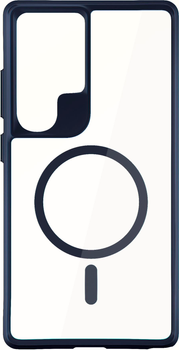 Etui plecki 3MK Satin Armor MagCase do Samsung Galaxy S25 Ultra Transparent-Black (5903108615402)