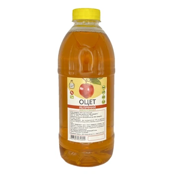 Оцет Яблучний 7%, ТМ Корисний оцет 1л