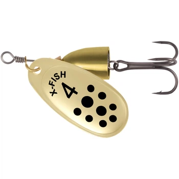 Блесна X-Fish Wolf №4 10g Gold