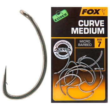 Крючок карповый Fox International Curve Medium #4 (10 шт/уп)