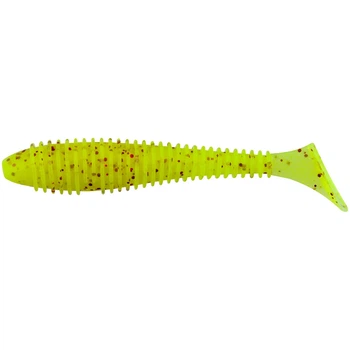 Силікон Keitech Swing Impact Fat 3.3" PAL#01 Chartreuse Red Flk (7 шт/уп)