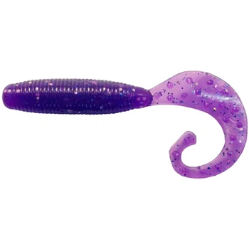 Силикон Reins Fat G-Tail Grub 3" 567 Lilac Silver & Blue Flake (12шт/уп)