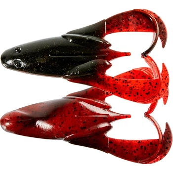 Силікон Keitech Noisy Flapper 3.5’’ #467 Black Red Belly (5 шт/уп)