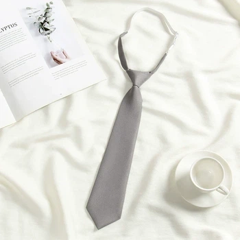 Краватка на резиночці Honey Fashion Accessories сірий (30к032/1)