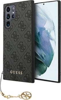 Etui plecki Guess 4G Charms Collection do Samsung Galaxy S24 Ultra Black (GUHCS24LGF4GGR)