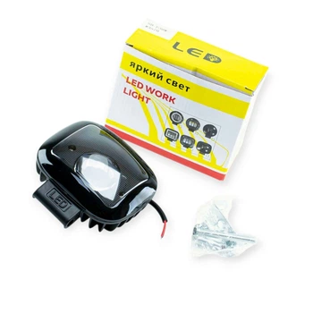 Фара дополнительная LED прямоугольная 115х95х50 (Д, В, Ш) 35W линза BLASKAR