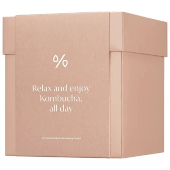 Веганський набір з екстрактом комбучі та чорного чаю Dr.Ceuracle Vegan Kombucha Tea Relaxing Care Set, 3 в 1