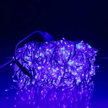 Уличная гирлянда бахрома 50 м 840 LED белый провод синий (577363)