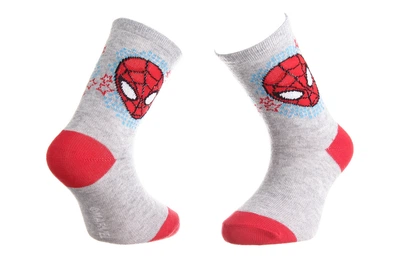Носки SPIDER MAN TETE SPIDERMAN + ETOILES серый Дети 19-22, арт.43890147-3