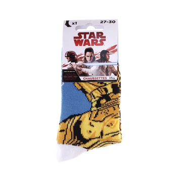 Носки STAR WARS C_3PO голубой Дит 35-38, арт.83892148-3