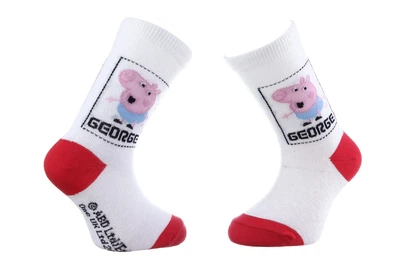 Носки PEPPA PIG GEORGE DANS CADRE белый Дит 27-30арт43849551-1