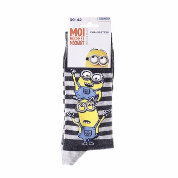 Шкарпетки Minion GROUPE темно-сірий Діт 39-42