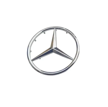 Емблема керма Mercedes-Benz хром 52 мм пластик (на тонких напрямних)