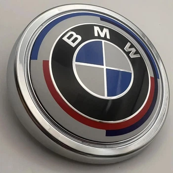 Эмблема на багажник BMW Х5 F15/F16 50th Anniversary Edition, значок на подиуме для БМВ х5 Ф15 Ф16 хром