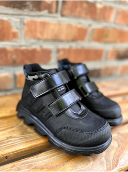 Демисезонные ортопедические ботинки Minimen 55black23 р.33 21,5 см. черные