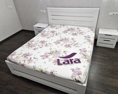 Простынь на резинке LARA бязь dp11361 160х200х25