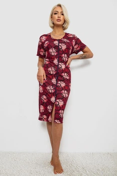 Халат AGER XL-XXL Бордовий 257R1030-1