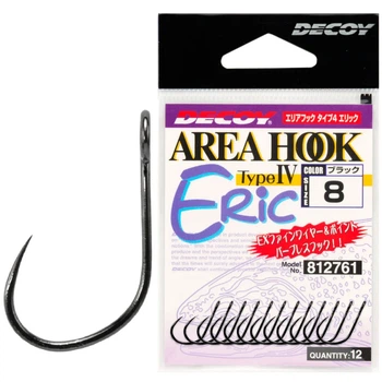 Крючок Decoy Area Hook IV Eric 08, 12 шт/уп
