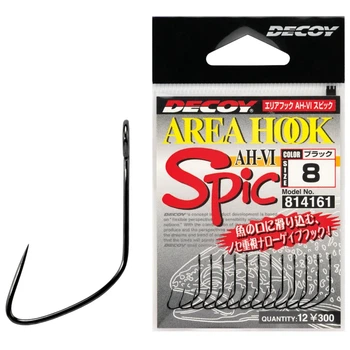 Крючок Decoy AH-6 Area Hook VI Spic #10 (12 шт/уп)