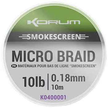 Повідцевий матеріал Korum Smokescreen Micro Braid 10Lb