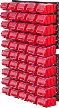 Tablica warsztatowa Kadax Lokke K7719 58 x 78 cm 50 elementów Czerwona (5903699468692)