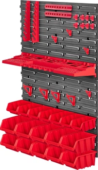 Tablica warsztatowa Kadax Lokke K7723 58 x 78 cm 38 elementów Czerwona (5903699468753)