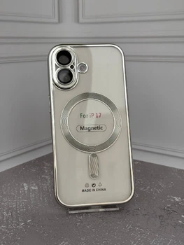 Чохол WAVE Chrome Case With MagSafe for iPhone 17 Silver