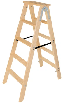 Drabina drewniana Kadax Opawa 5 stopni PST5 (5903699491195)