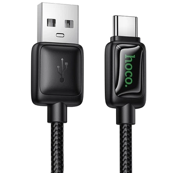 Дата кабель HOCO U146 Mundo USB to Type-C 36W (1.2m) (Black) (245396)