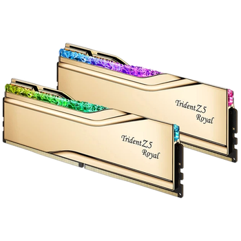 Оперативная память G.Skill 64GB (2x32GB) DDR5 6000MHz Trident Z5 Royal Gold (F5-6000J2836G32GX2-TR5G)