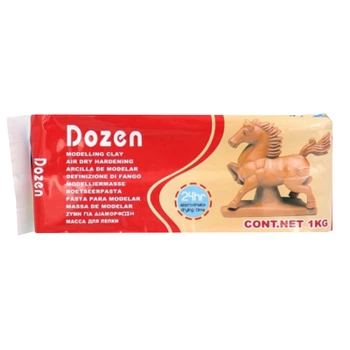 Маса для ліплення "Dozen" DSCN0669 коричнева 1 кілограм Bambi DSCN0669