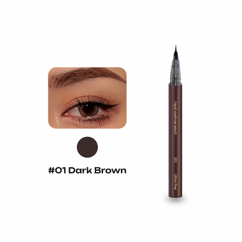 Ультра тонкий маркер для бровей и стрелок, 01 Dark Brown